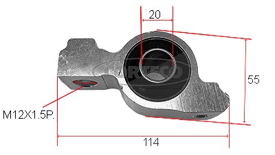 Corteco Lagerung, Lenker ERSTAUSRÜSTERQUALITÄT [Hersteller-Nr. 80000089] für Peugeot von CORTECO