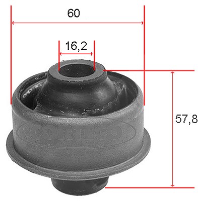 Corteco Lagerung, Lenker ERSTAUSRÜSTERQUALITÄT [Hersteller-Nr. 21652805] für Opel von CORTECO