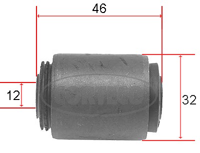 Corteco Lagerung, Lenker ERSTAUSRÜSTERQUALITÄT [Hersteller-Nr. 21652438] für Dacia, Renault von CORTECO