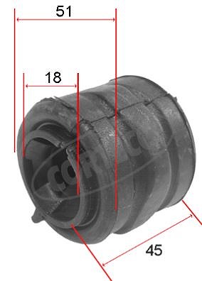 Corteco Lagerung, Stabilisator ERSTAUSRÜSTERQUALITÄT [Hersteller-Nr. 80000096] für Peugeot, Citroën von CORTECO