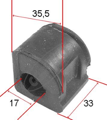 Corteco Lagerung, Stabilisator ERSTAUSRÜSTERQUALITÄT [Hersteller-Nr. 80000137] für Seat, VW von CORTECO