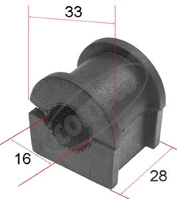 Corteco Lagerung, Stabilisator ERSTAUSRÜSTERQUALITÄT [Hersteller-Nr. 80000451] für Ford von CORTECO