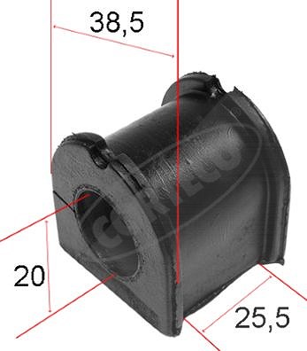 Corteco Lagerung, Stabilisator ERSTAUSRÜSTERQUALITÄT [Hersteller-Nr. 80000475] für Ford von CORTECO