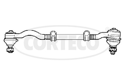 Corteco Spurstange [Hersteller-Nr. 49396577] für Mitsubishi von CORTECO