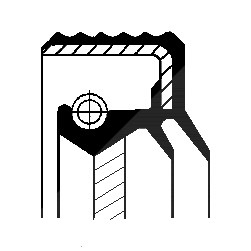 Corteco Wellendichtring, Differential ERSTAUSRÜSTERQUALITÄT [Hersteller-Nr. 01029710B] von CORTECO