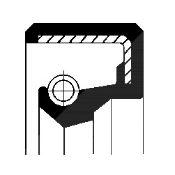 Corteco Wellendichtring, Differential ERSTAUSRÜSTERQUALITÄT [Hersteller-Nr. 01016768B] von CORTECO