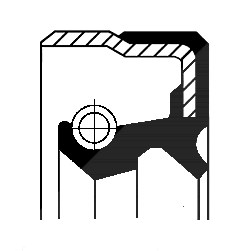 Corteco Wellendichtring, Differential ERSTAUSRÜSTERQUALITÄT [Hersteller-Nr. 01020465B] von CORTECO