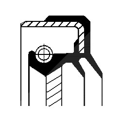 Corteco Wellendichtring, Differential ERSTAUSRÜSTERQUALITÄT [Hersteller-Nr. 01034649B] von CORTECO