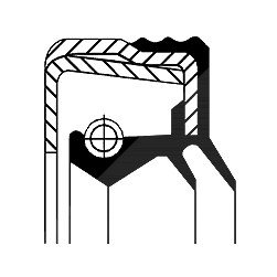 Corteco Wellendichtring, Differential ERSTAUSRÜSTERQUALITÄT [Hersteller-Nr. 12015505B] von CORTECO