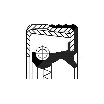 Corteco Wellendichtring, Differential ERSTAUSRÜSTERQUALITÄT [Hersteller-Nr. 12015770B] von CORTECO