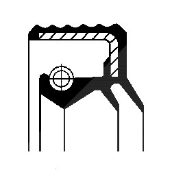 Corteco Wellendichtring, Differential ERSTAUSRÜSTERQUALITÄT [Hersteller-Nr. 15035956B] von CORTECO