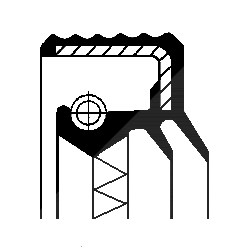 Corteco Wellendichtring, Differential ERSTAUSRÜSTERQUALITÄT [Hersteller-Nr. 20033485B] von CORTECO