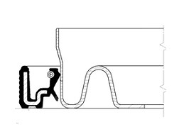 Corteco Wellendichtring, Kurbelwelle ERSTAUSRÜSTERQUALITÄT [Hersteller-Nr. 12014727B] für Alfa Romeo, Audi, BMW, Fiat, Ford, Iveco, Lancia, Mercedes-B von CORTECO