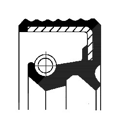 Corteco Wellendichtring, Radnabe ERSTAUSRÜSTERQUALITÄT [Hersteller-Nr. 01016784B] von CORTECO