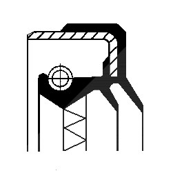Corteco Wellendichtring, Radnabe ERSTAUSRÜSTERQUALITÄT [Hersteller-Nr. 01017013B] von CORTECO