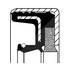 Corteco Wellendichtring, Radnabe ERSTAUSRÜSTERQUALITÄT [Hersteller-Nr. 12001926B] von CORTECO