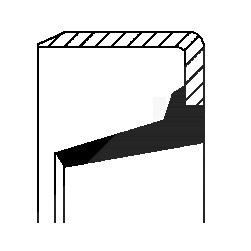 Corteco Wellendichtring, Radnabe ERSTAUSRÜSTERQUALITÄT [Hersteller-Nr. 12017138B] für Renault von CORTECO