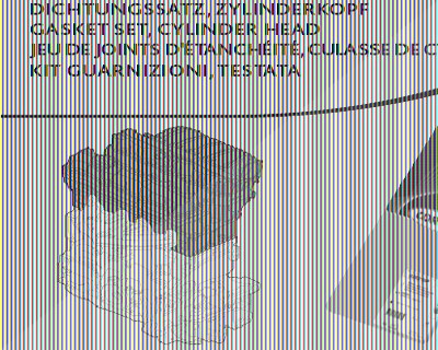 Corteco Dichtungssatz, Zylinderkopf [Hersteller-Nr. 83403495] für Chrysler, Dodge, Fiat, Jeep, Lancia, VW von CORTECO