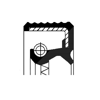 Corteco Wellendichtring, Differential [Hersteller-Nr. 01026687B] für Skoda, VW von CORTECO
