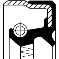 Wellendichtring, Radnabe CORTECO 12015263B von Corteco