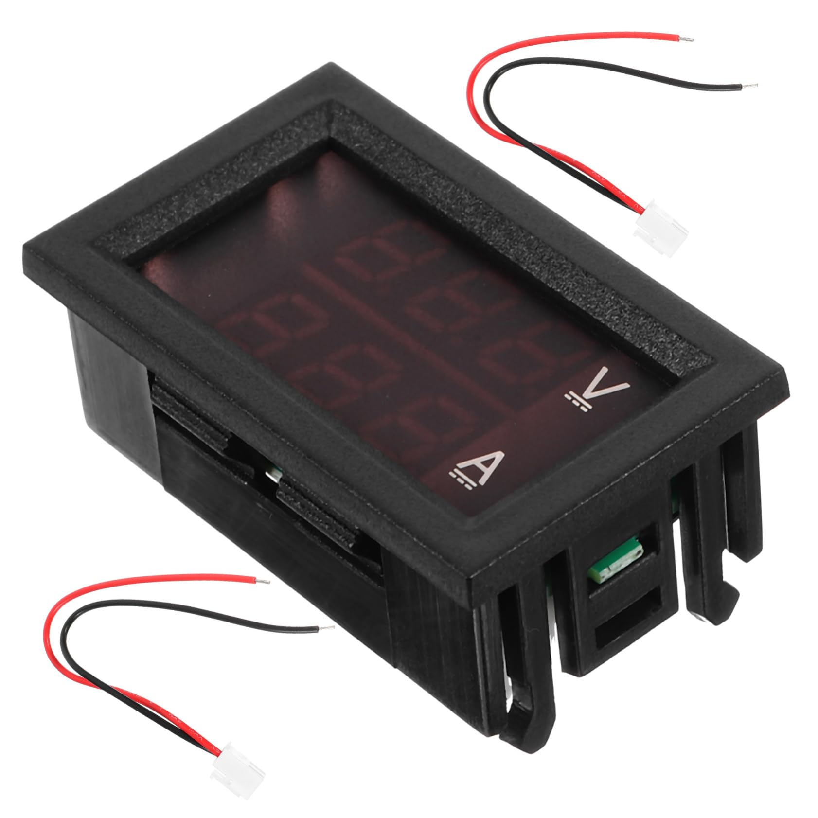 COSMEVIVI 10A Voltmeter Ammeter Spannungs Und Stromtester Für Autos DC Digitalanzeige Vielseitiges Messgerät Für Fahrzeugspannung Und Strom Zufällige Kabelfarbe von COSMEVIVI