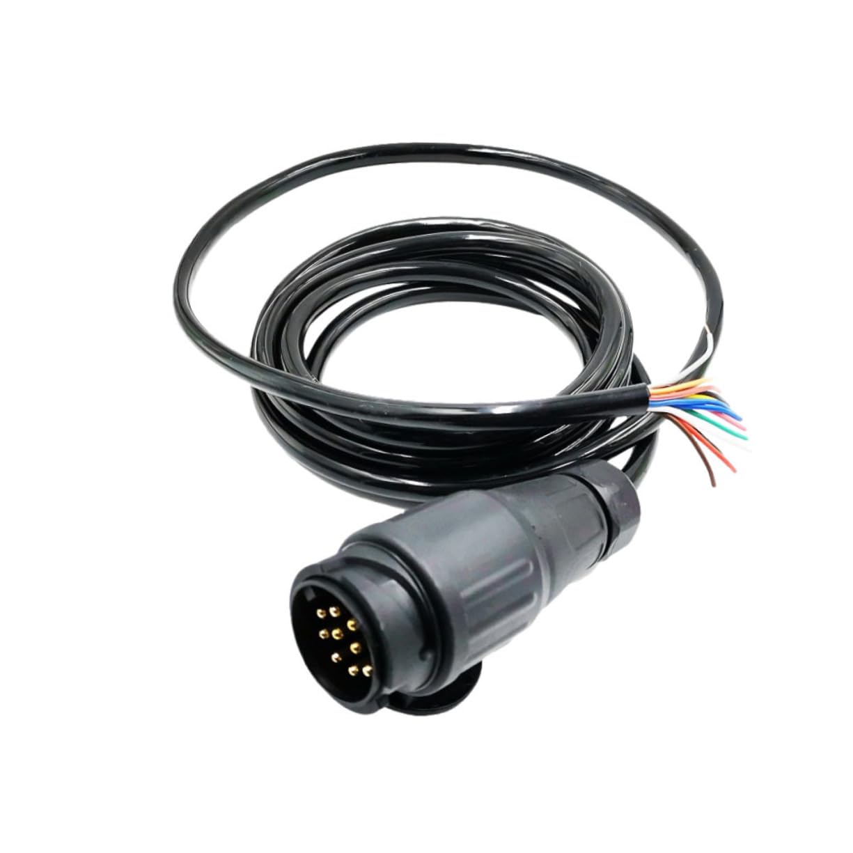 COSMEVIVI 12V Anhängerstecker Adapter 13 Polig Auf 7 Polig Kfz Steckverbinder Für Wohnmobile Und Anhänger 3 Meter Kabel Towing Plug Connector von COSMEVIVI