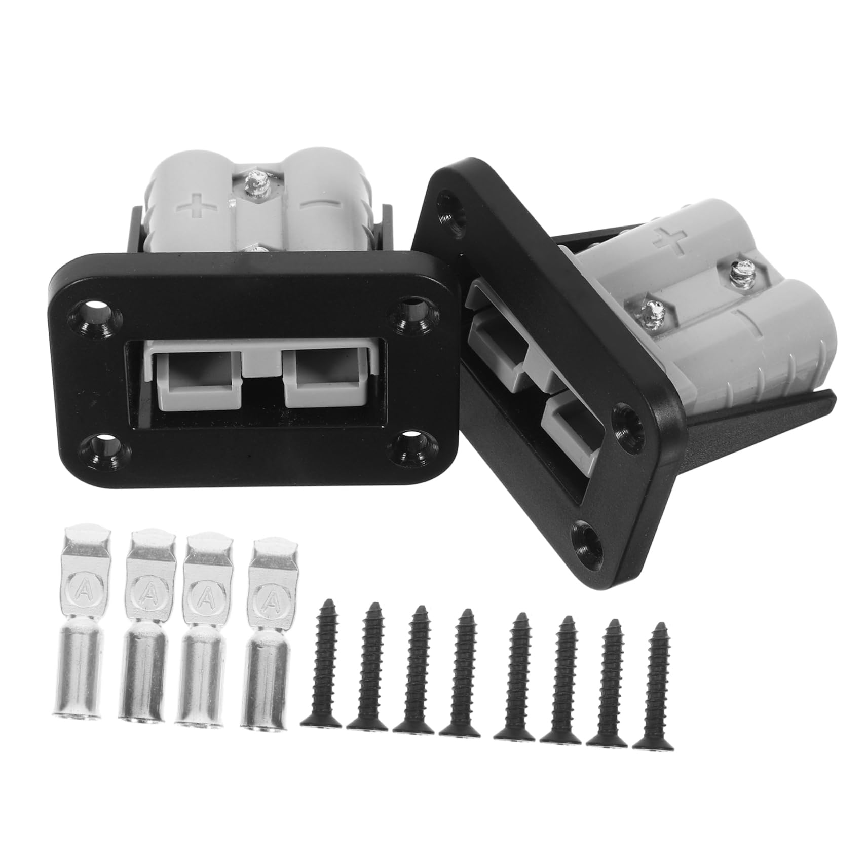 COSMEVIVI 2st Auto-anschlussstecker Batterien Autobatterie Kabelbaumstecker Für Anhänger Kabelbaumstecker Für Winde Schnellverbindungskabelverbinder Black Shell-pc-kunststoff von COSMEVIVI