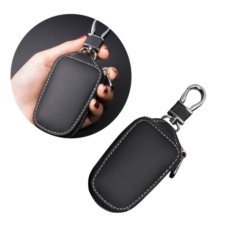 COSMEVIVI Autoschlüssel Tasche Mit Reißverschluss Universal Schlüsselbund Halter Für Autoschlüssel Elegantes Design Langlebiges Material Perfekt Für Herren Und Damen von COSMEVIVI