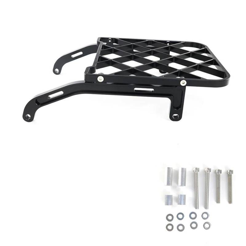 Gepäckträger Für CRF250L/Für Rally 2012-2020 2021 Rack Mount Rückenlehne Regal Halter Motorrad Gepäck Halter Halterung Motorrad Heck Rack Halterung(Schwarz) von COUSOPO