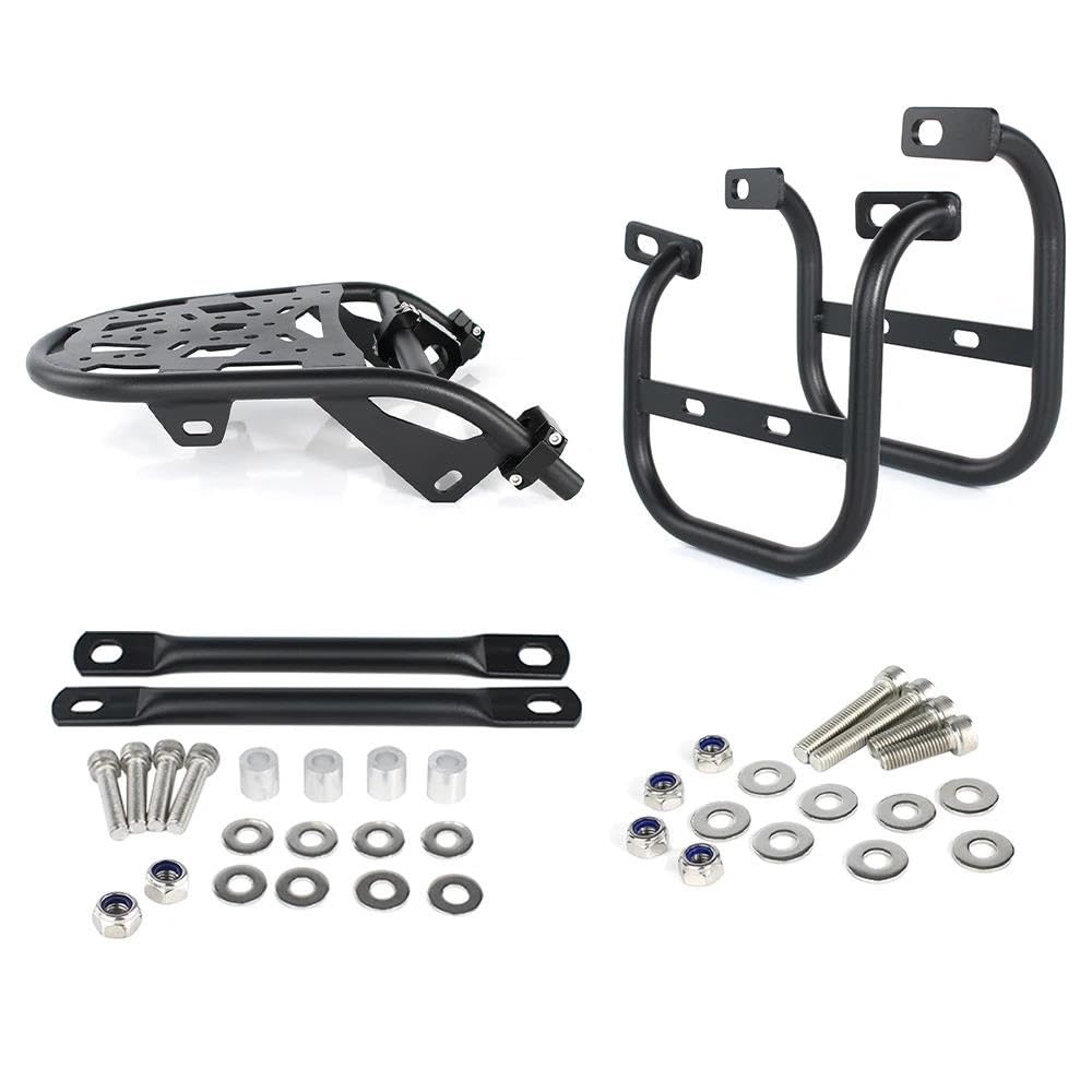 Gepäckträger Für Ruckus 50 (Zoomer) 2003-2024 Motorrad-Hintergepäckträger, Kofferraum, Topcase, Seitentaschenhalterung, Satteltaschen-Stützgestelle Motorrad Heck Rack Halterung von COUSOPO