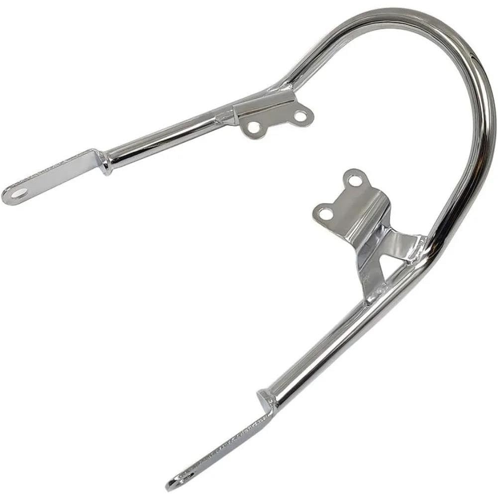 Gepäckträger Für Triumph Für Bonneville T120 T100 2017-2021 Motorrad Hinten Gepäck Rack Halterung Passagier Hand Haltegriff Armlehne Motorrad Heck Rack Halterung(Chrome) von COUSOPO