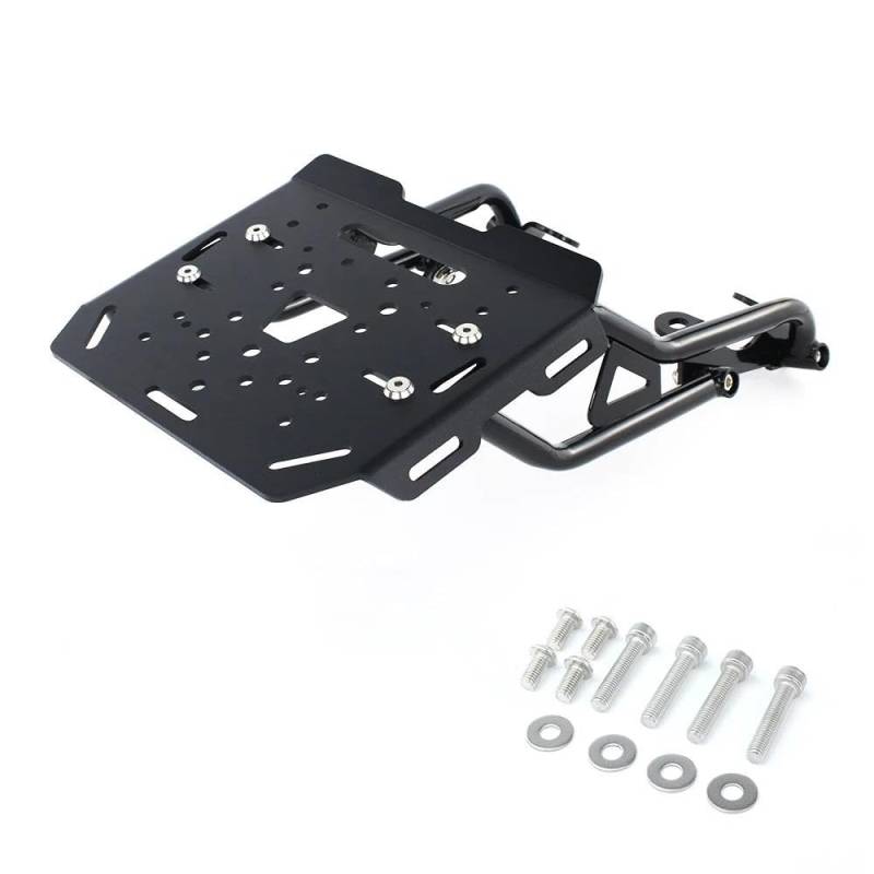 Gepäckträger Für Triumph Für Trident 660 2021 2022 2023 2024 Motorrad-Heckgepäckträger, Aluminium-Oberplatte, Stahlhalterung Motorrad Heck Rack Halterung von COUSOPO