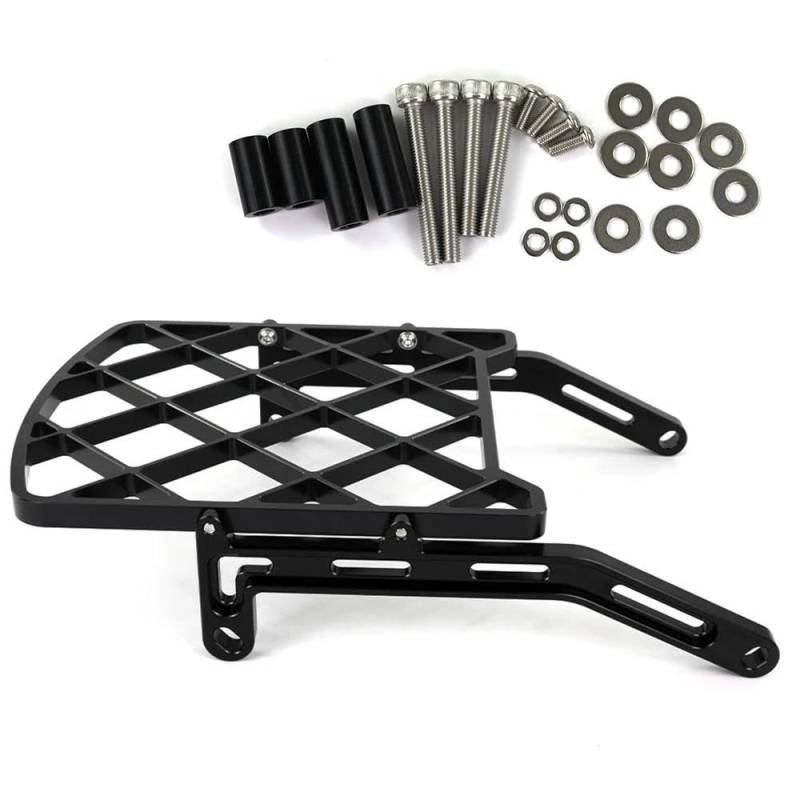 Gepäckträger Motorrad Gepäck Halter Halterung Für CRF300L 2021-2024 Für CRF 300 L Rack Fracht Rack Montieren Rückenlehne Regal Halter Motorrad Heck Rack Halterung(Schwarz) von COUSOPO