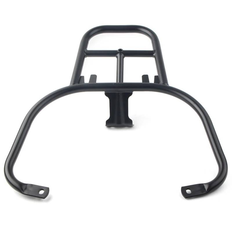 Gepäckträger Motorrad Gepäck Rack Hinten Sitz Fracht Rack Halter Unterstützung Für Vespa GTS 300 GTS300 Schwarz/Chrom Stahl Motorrad Heck Rack Halterung(Schwarz) von COUSOPO