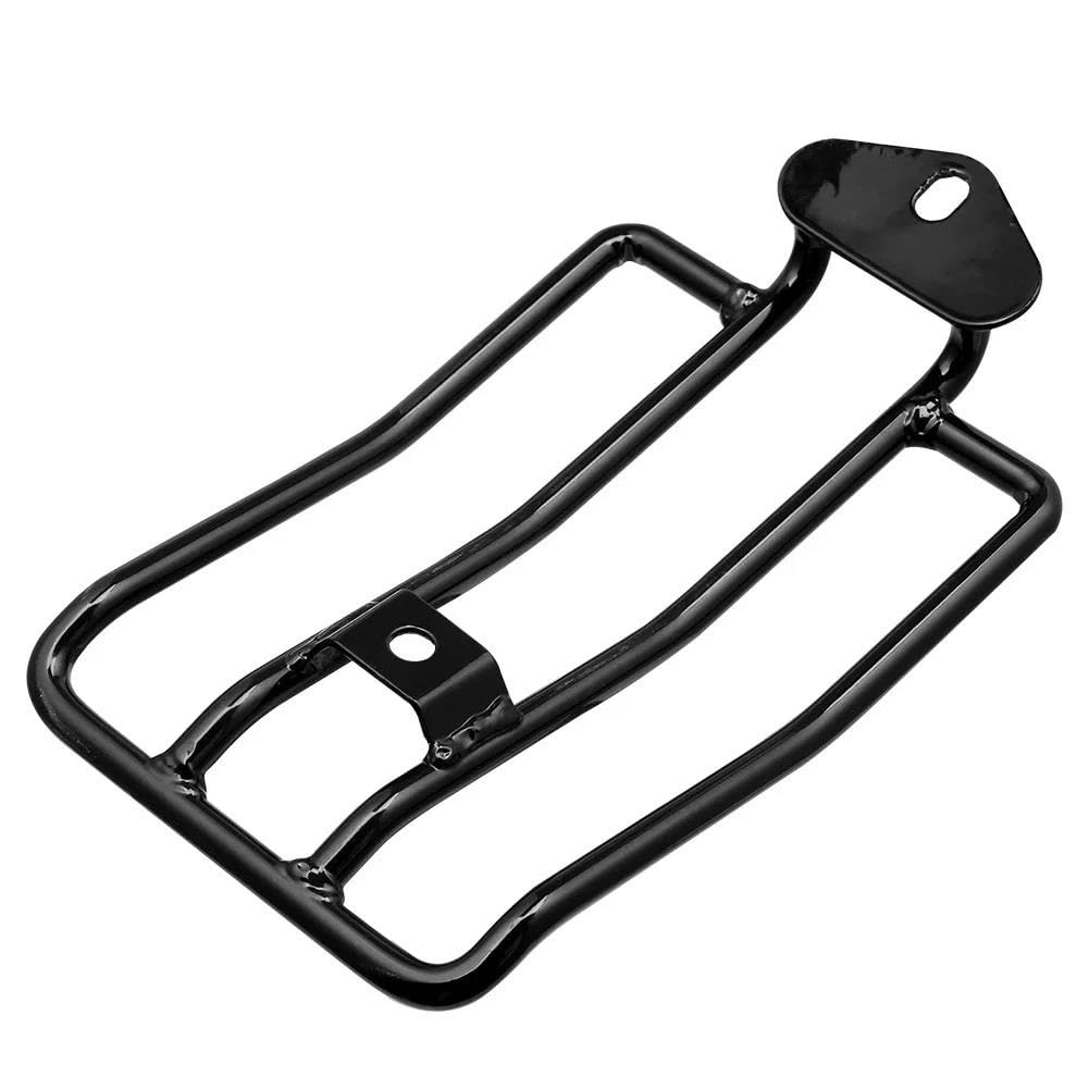 Gepäckträger Motorrad-Hinterradgepäckträger-Stützregal Solositz Für XL Für Sportsters Iron 48 883 XL1200 2004-2019 Chrom Schwarz Motorrad Heck Rack Halterung von COUSOPO