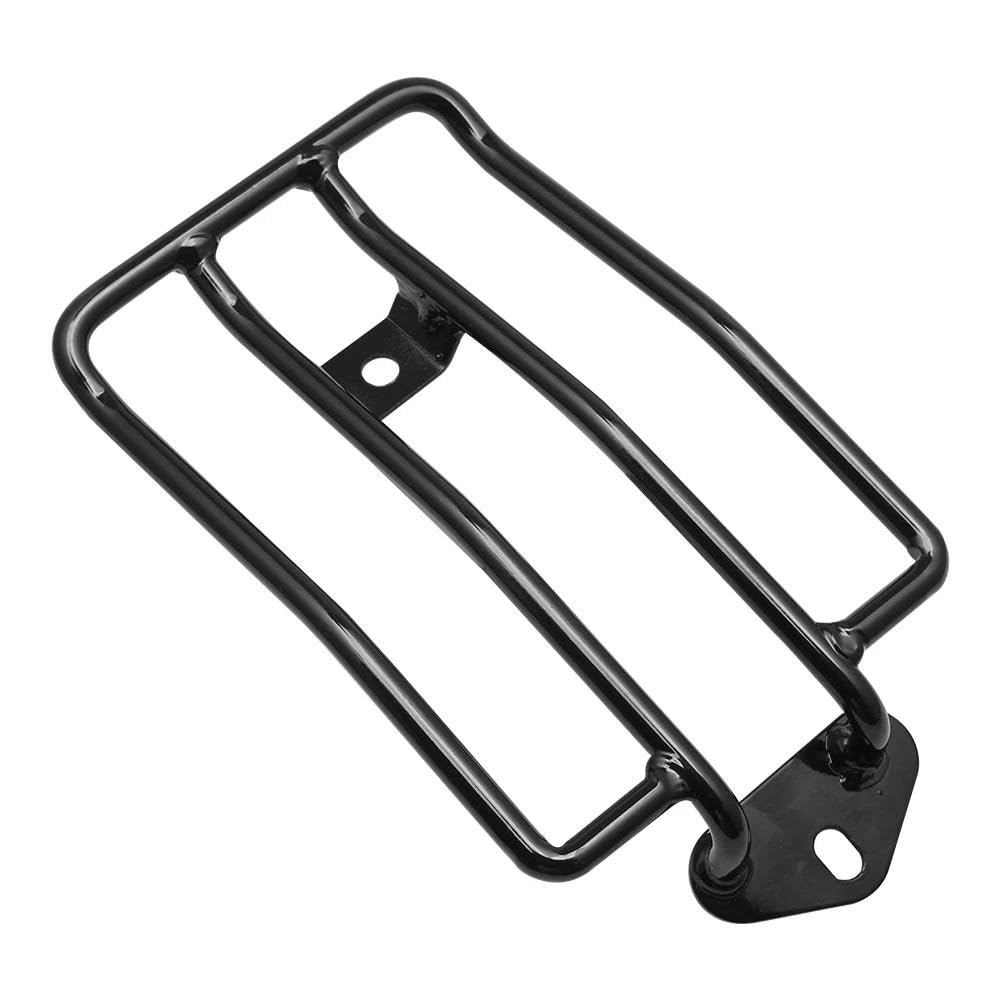 Gepäckträger Motorrad Schwarz Hinten Solo Sitz Gepäck Rack Unterstützung Regal Für Sportster Iron XL 883 1200 2004-2019 2005 2006 2007 2008 Motorrad Heck Rack Halterung von COUSOPO