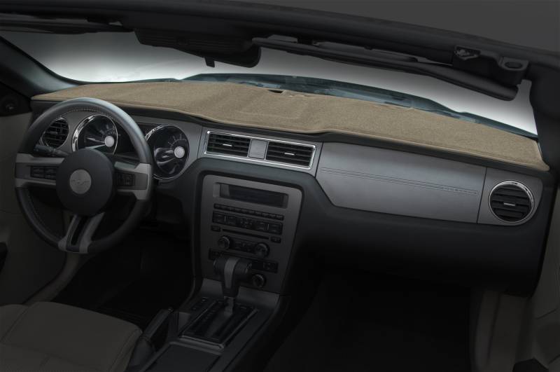 Coverking Passgenaue Armaturenabdeckungen für ausgewählte Ford F-Serie-Modelle, Poly-Teppich (Beige) von COVERKING