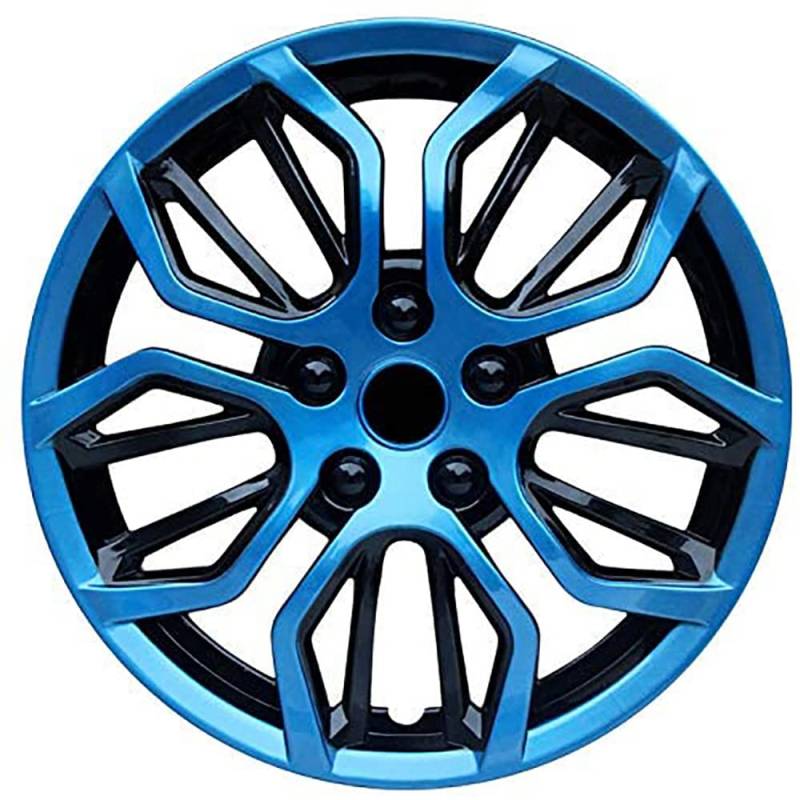 COYOUCO Radkappen (4Er Set) Radkappen 14/15 Zoll Radkappen Felgenabdeckung - Autozubehör Für Räder,Blau,15 inch von COYOUCO