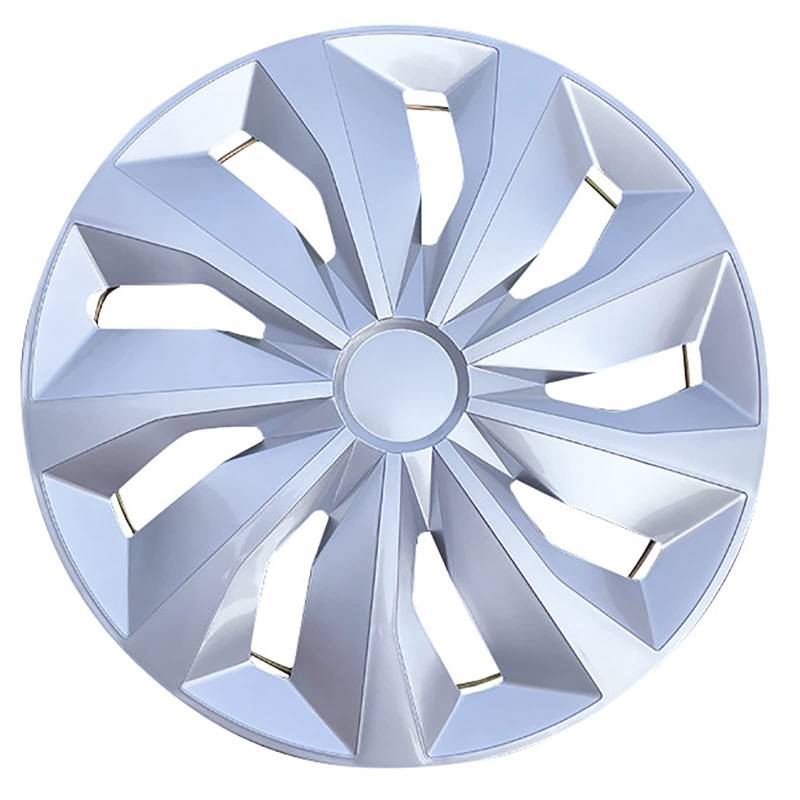 Hubcaps -Radabdeckungen - (Set von 4) Hub Caps Räder Felgenabdeckung - Autozubehör passt Hubcap -Standardstahlfelgen an,All Sliver,14 inch von COYOUCO