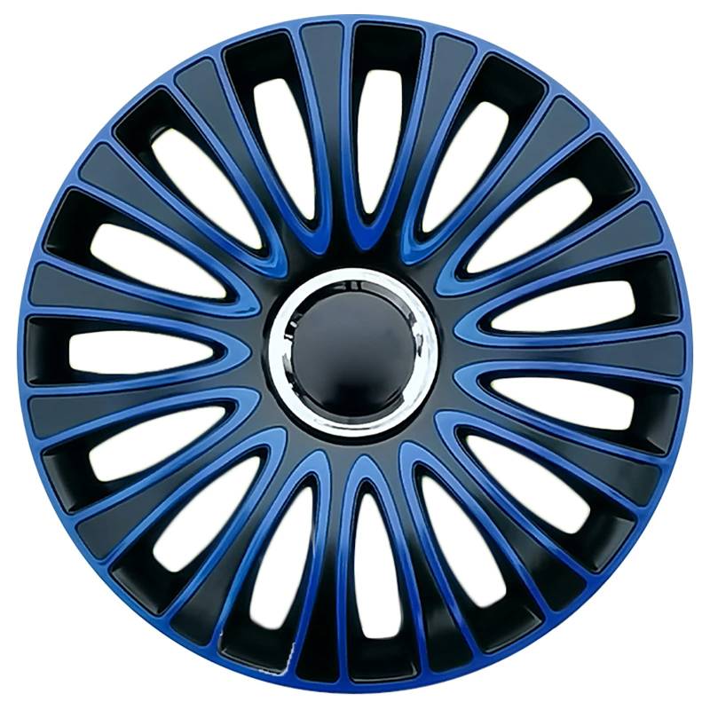 Hubcaps -Set von 4, 14 Zoll/15 -Zoll -Radbedeckung Hub Caps Rim Deckabdeckung Auto Reifenersatz Außenkappe,Blau,14 Inch von COYOUCO