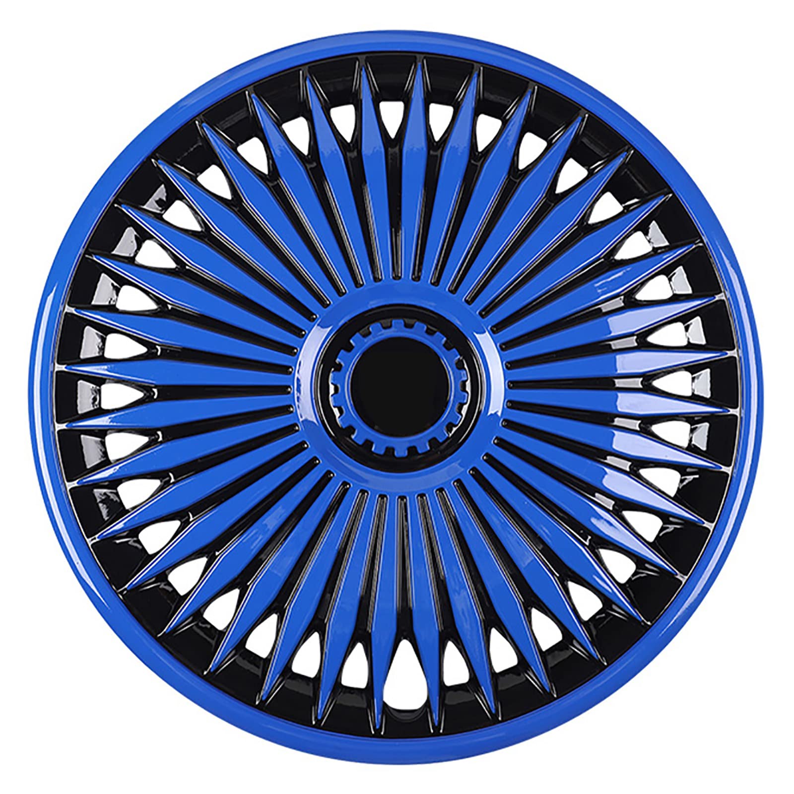 Universal Wheel Covers Hubcaps Ersatzabdeckung (Set Von 4) Für Lagerbestände Für Die Meisten Modelle Von Fahrzeugmarken,Blau,14 Inch von COYOUCO