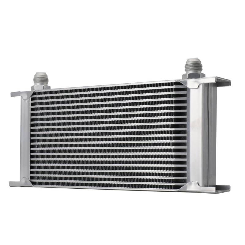 COYWEH Ölkühler 19 Reihen ALUMINIUM ÖLKÜHLER Öl-Kühler Alu Kühlung Oil Cooler hohe Kühlleistung 37.5x22x8.2cm von COYWEH