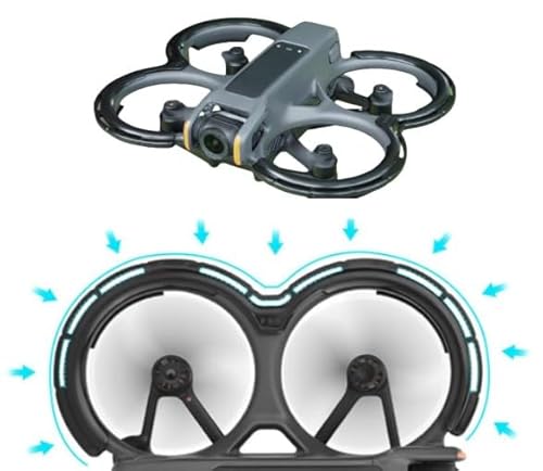 COZERI Avatar 2 Propellerschutz für DJI Avata 2, Stoßfänger Bumper Guard, Schutz Hülle für Anti-Collision, Shockproof Prop Protector für DJI Avata 2 Zubehör, Sicherheit für Drohnenflug von COZERI