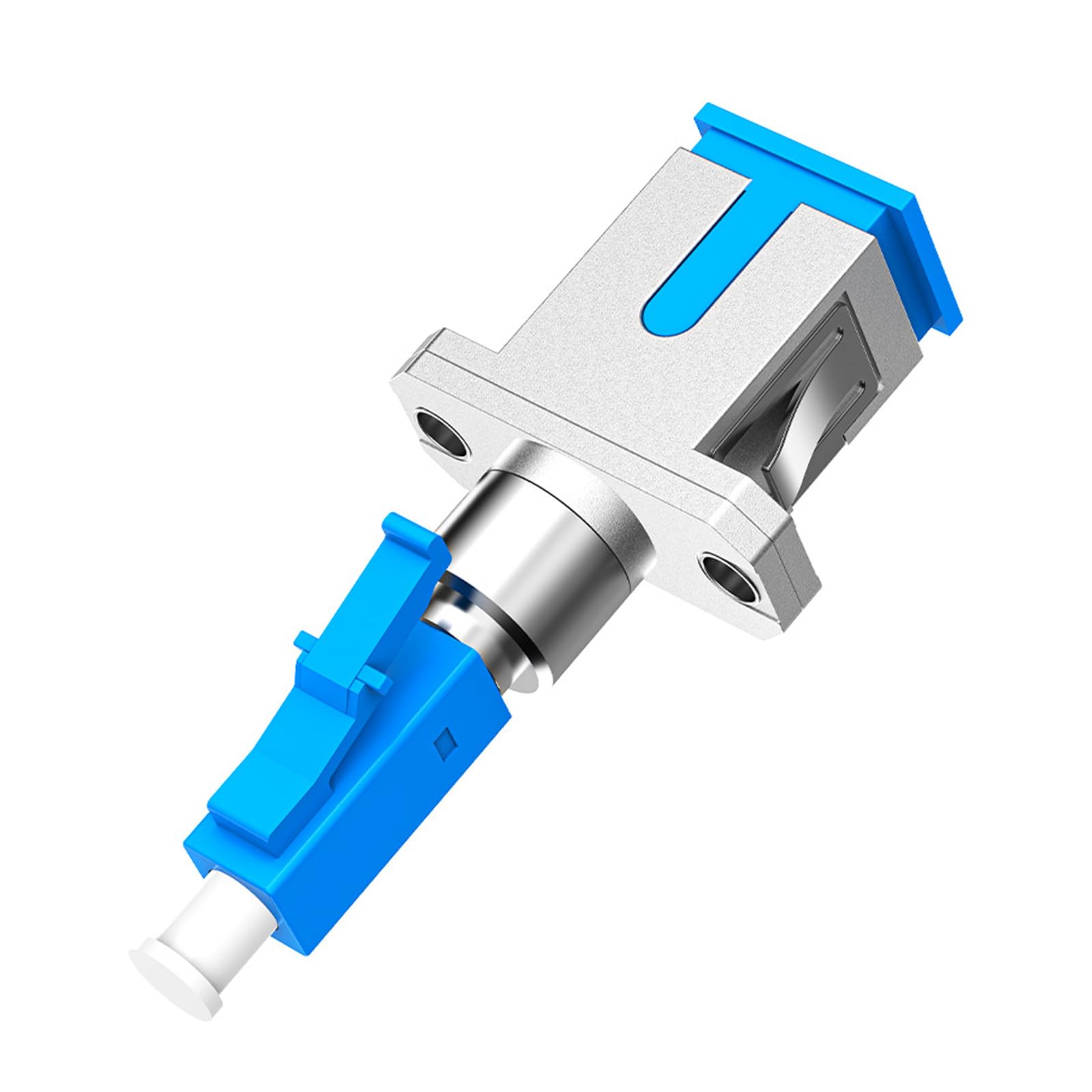 COZERI Glasfaser Adapter LC/UPC auf SC/UPC Hybrid Singlemode Simplex Adapter, LC Stecker auf SC Buchse, LWL Adapter für schnelle Glasfaserkopplung in FTTH Anwendungen von COZERI