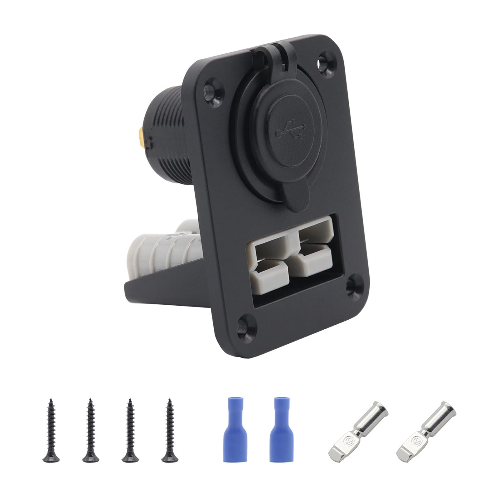 CPAOWEHF 12V 24V Auto Lade Adapter Unterputz Stecker 3 1 A/PD18W Lade Buchse Mit Platte Für Auto von CPAOWEHF