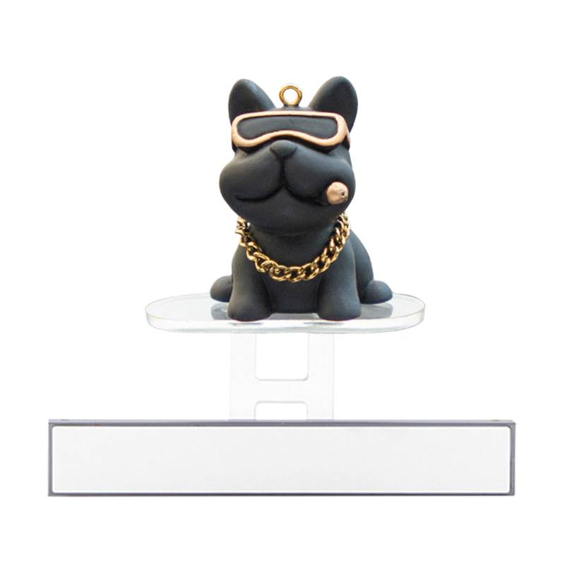 CPAOWEHF Auto Ornament Schiebe Skateboard Hund Auto Innen Dekoration Dashboard Cartoon Hund Ornament Auto Zubehör von CPAOWEHF