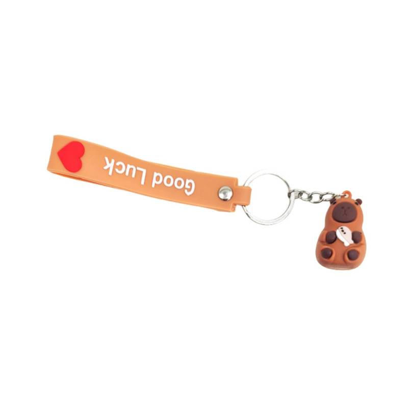 CPAOWEHF Capybara Schlüsselanhänger Miniaturgröße Weiches PVC Charm Schmuckstück Für Taschen Und Telefone Vielseitig Verwendbare Dekoration Für Alltägliche Stile von CPAOWEHF