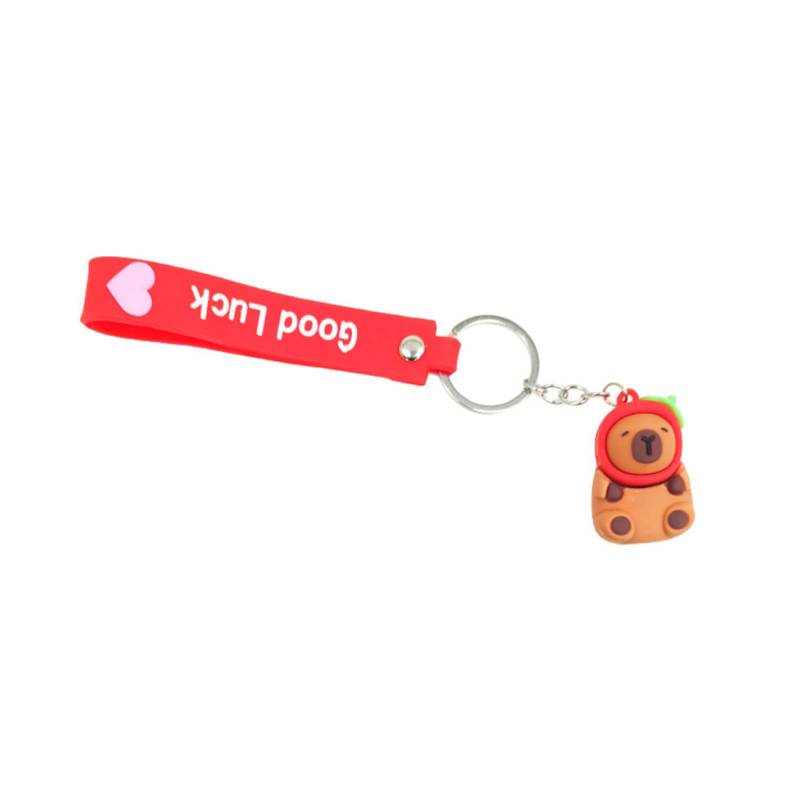 CPAOWEHF Capybara Schlüsselanhänger Miniaturgröße Weiches PVC Charm Schmuckstück Für Taschen Und Telefone Vielseitig Verwendbare Dekoration Für Alltägliche Stile von CPAOWEHF