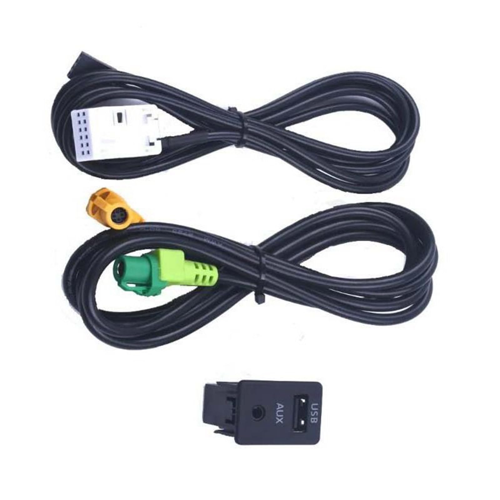 CPAOWEHF Empfänger für E88, F10, F18, E12, F01, F02, F03, E91, E93, Auto-Stereo-USB- und 3,5-mm-Port-Audiophilenkabel-Adapter von CPAOWEHF