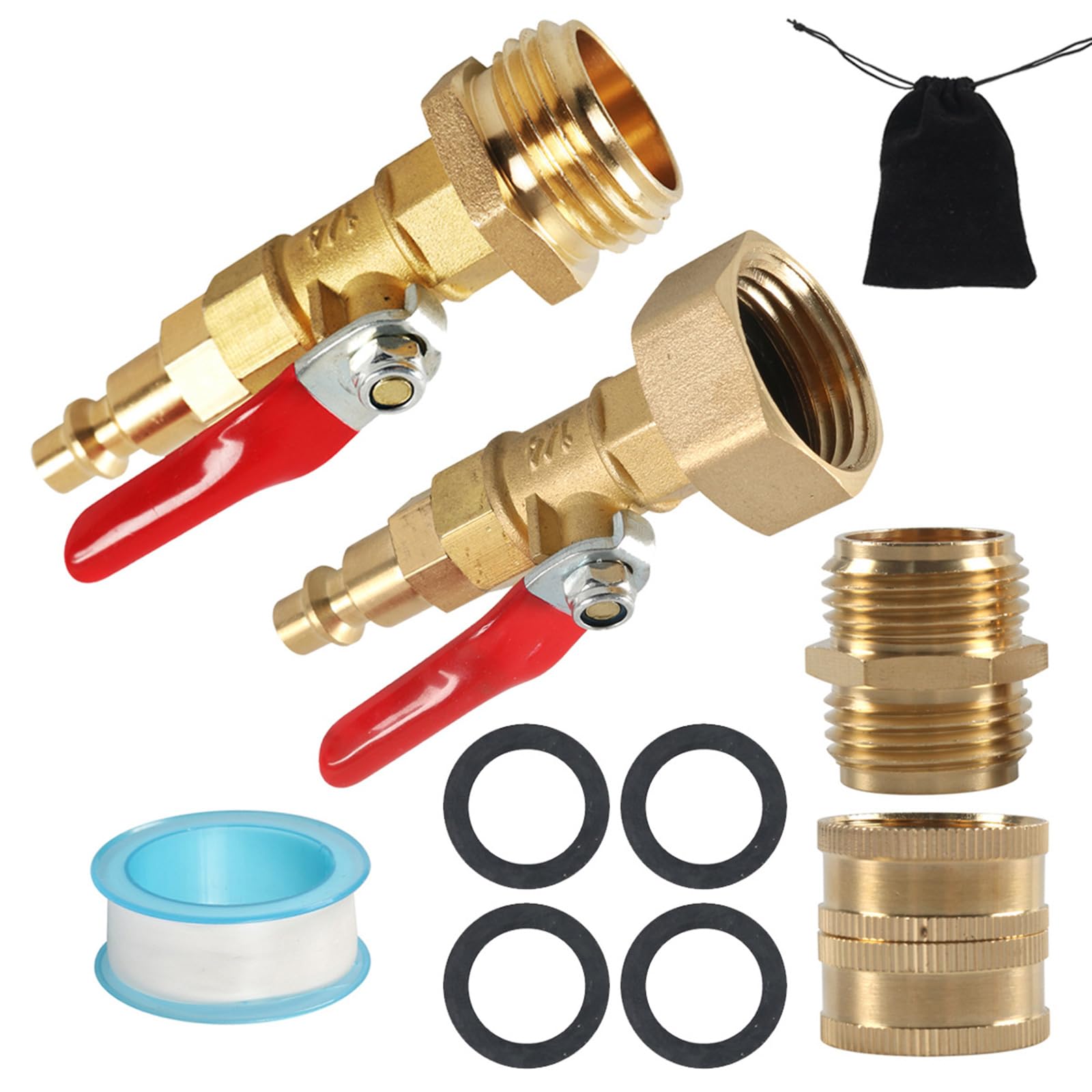 CPAOWEHF Überwinterungs Ausblasadapter Sprinkler Überwinterungs Ausblasadapter Mit 1/4'' Schnellanschlussstecker Und 3/4" Gewinde von CPAOWEHF